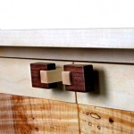 Fairfield Sideboard Close Up Western Maple & Wenge